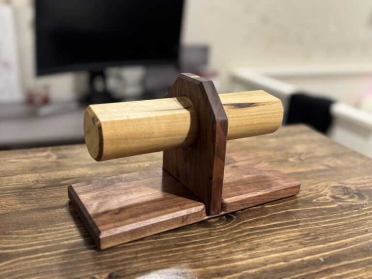 Wood watch stand