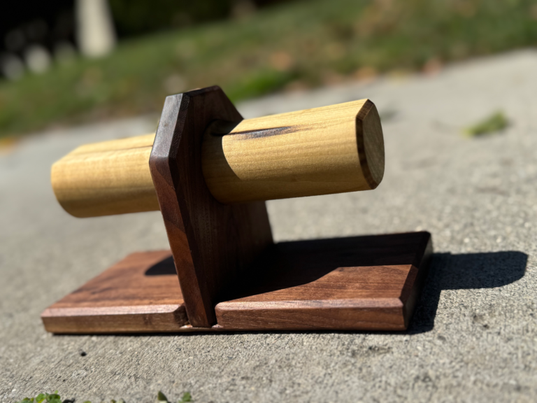 Wood watch stand